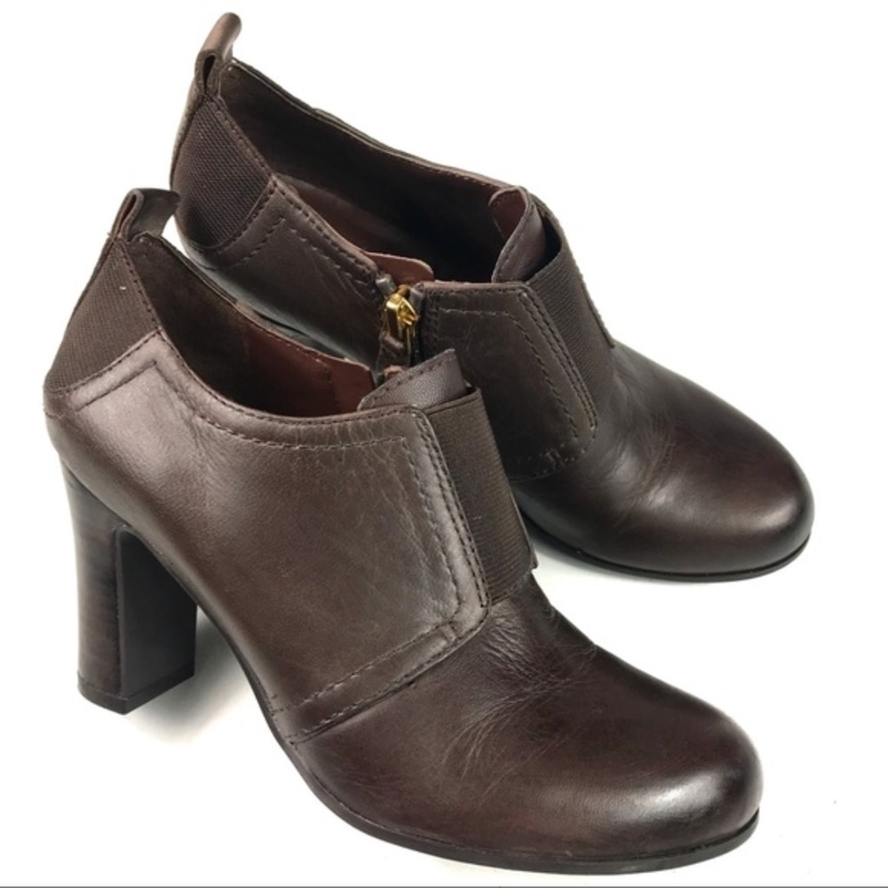 Franco Sarto Women's Brown Block Heel Pumps Size 4